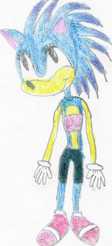 Female Sonic by vici12365