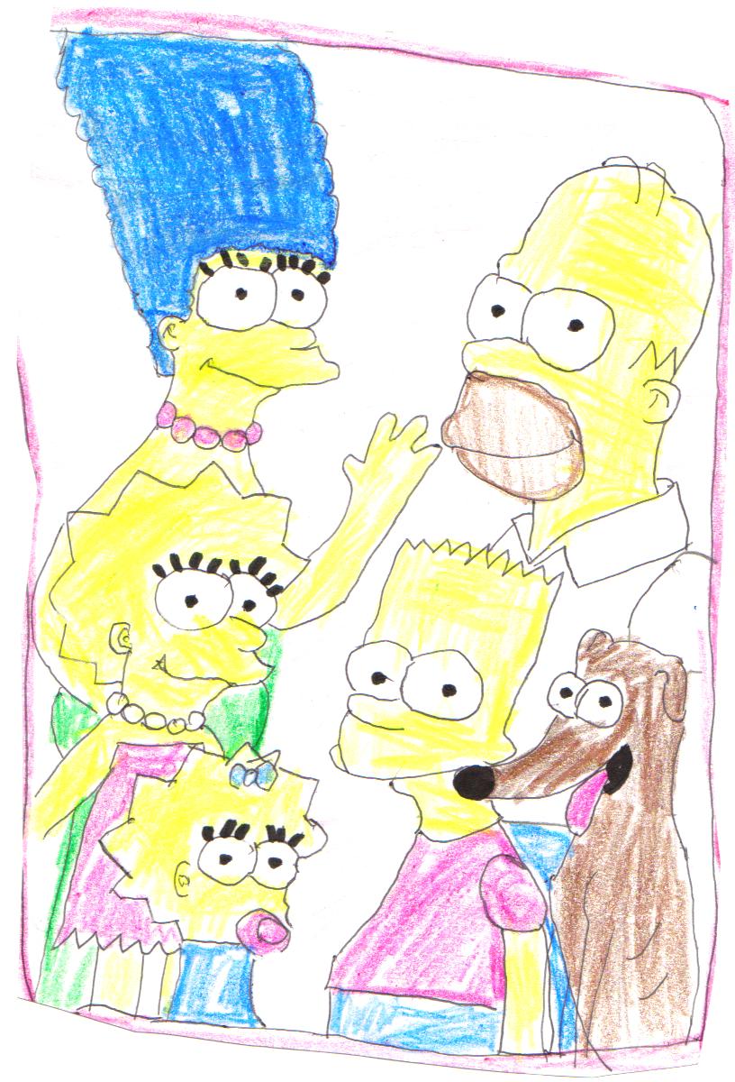 Simpsons Family by violet101
