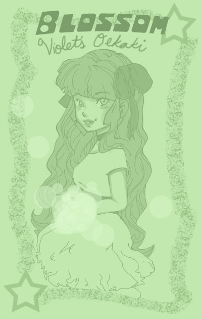 Blossom in green by violetrrb