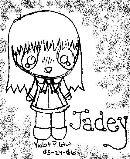 Jadey (my character) by violetxx