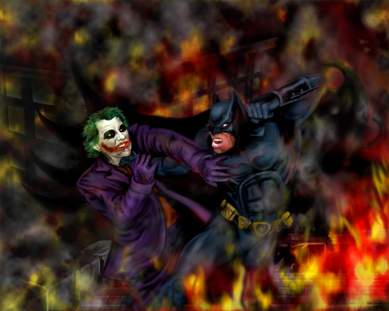 Batman VS. Joker by visualiser
