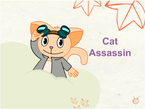 Cat Assassin - HTF Style! by vytalibus