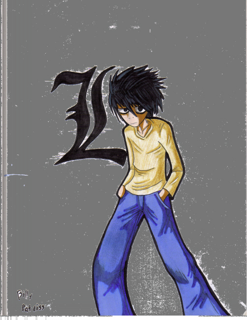 L (from deathnote) by Walrus101