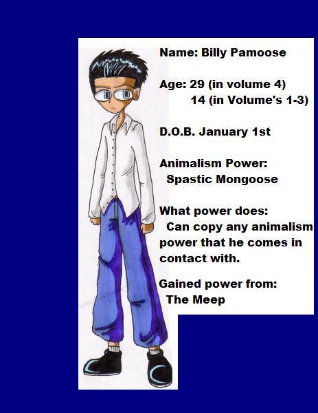 Billy Pamoose Character Bio by Walrus101