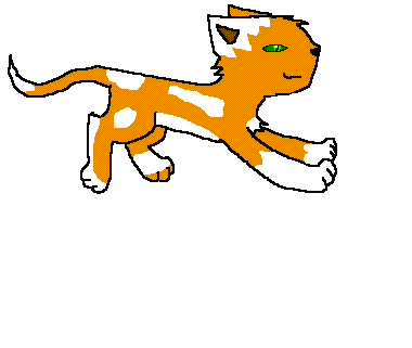 Running cat(finished and faster!) by WarriorCatsRoar