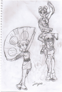 Gangsta Anime Contest (Not Colored) by Water_and_Light_Kunoichi