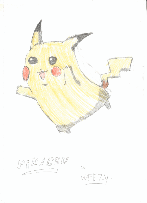 Pikachu! by Weezy_the_Shadow_girl