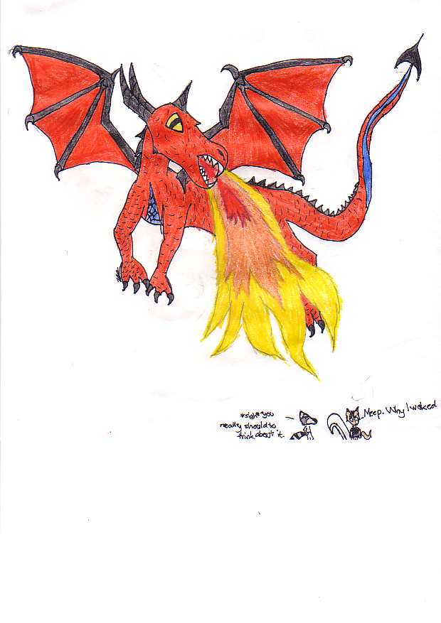 Sheila waked that old, angry dragon-coloured by Weirdo