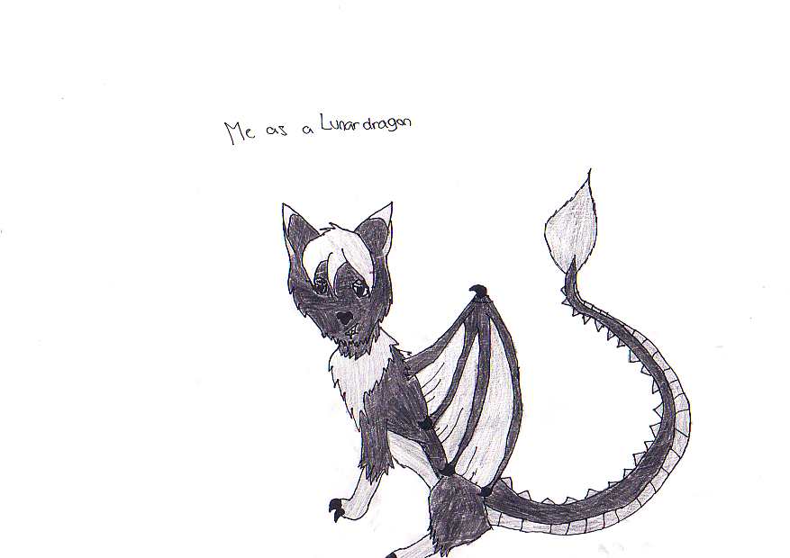 Me as a Lunar dragon by Weirdo