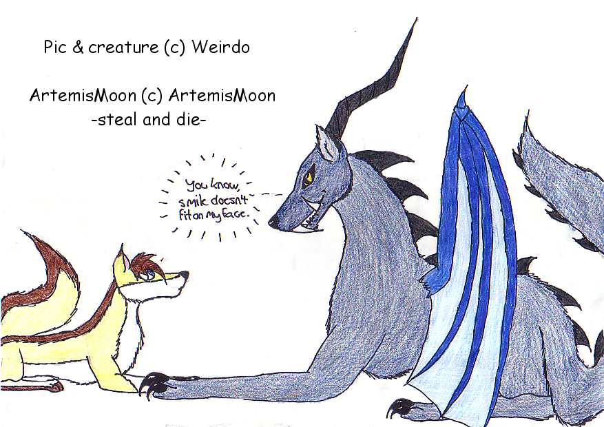 Gift art for ArtemisMoon! by Weirdo