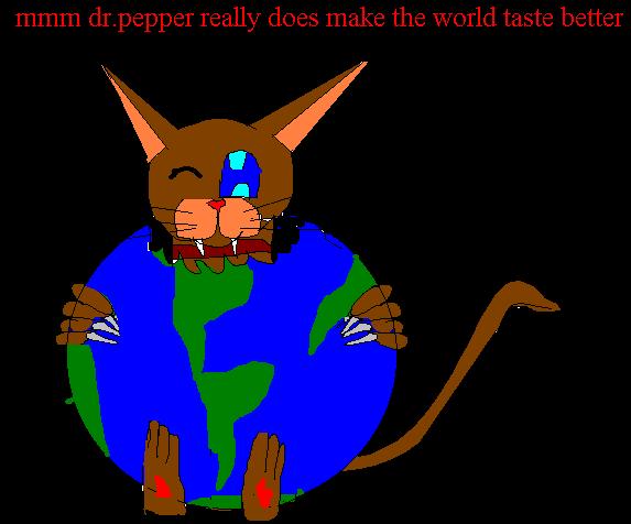 Dr.Pepper does make the world taste better by Weirdopunkwolf