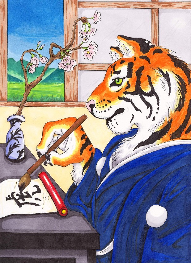 Tiger Poet by WhiteWolf
