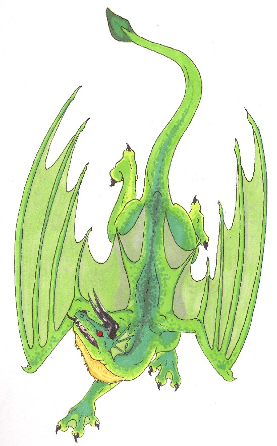 Emerald Wings (art trade with Trinity_Fire) by WhiteWolf