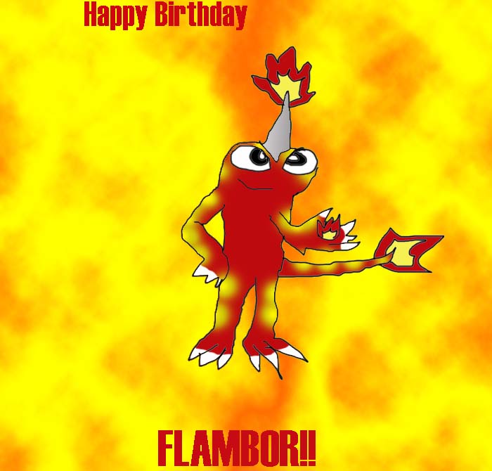 Flambors birthday! by White_Dragon