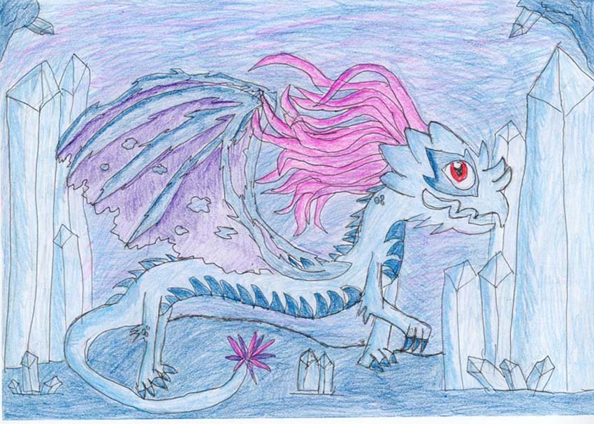 Crystal Dragon by White_Dragon