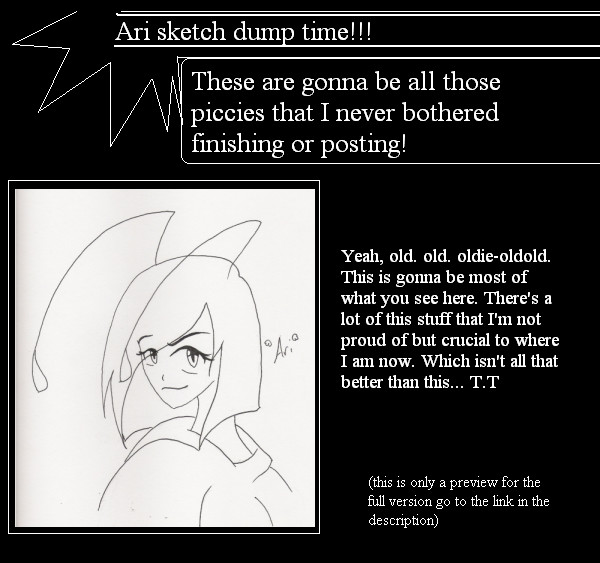 Ari's Sketch dump (use link) by White_fox_of_jade