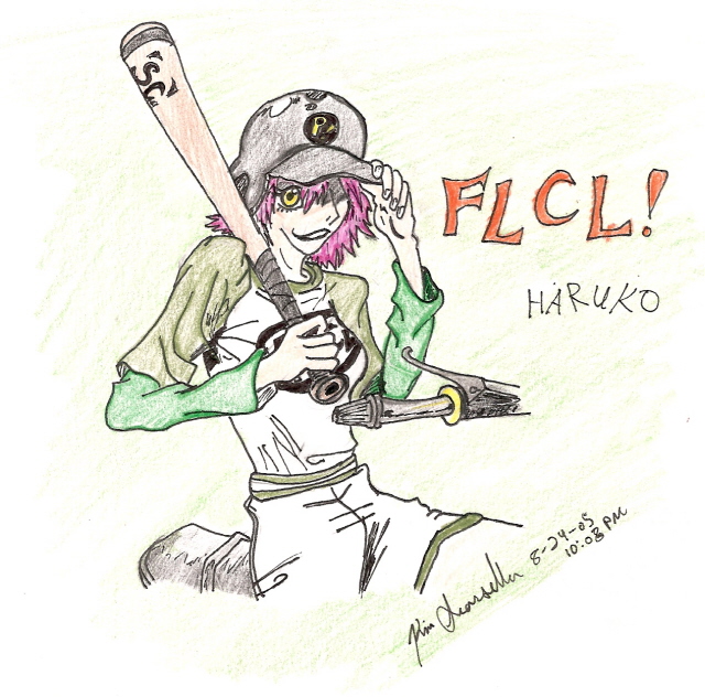 Furi Kuri!Haruko by Wifey_thewerewolf