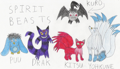 Spirit Beasts by Wild-Card-KKC