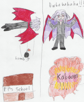 Winged Bakura's "da bomb" by Wild-Card-KKC