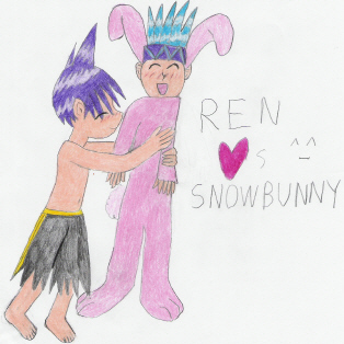 Ren loves "Snowbunny" by Wild-Card-KKC