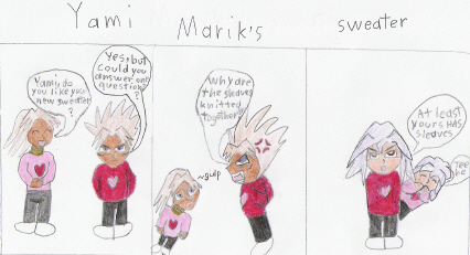 "Marik's sweater" Valintine comic by Wild-Card-KKC