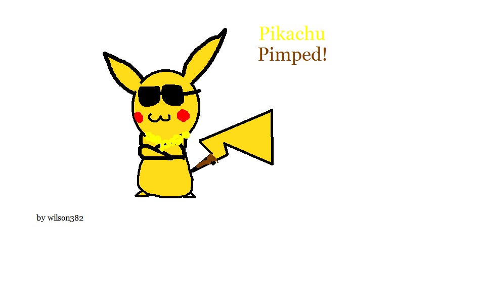 Pikachu Pimped by Wilson382