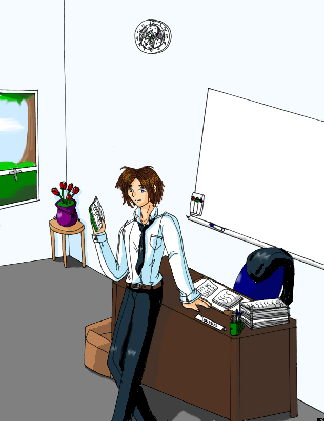 Tsuzuki as a teacher by WindRider01