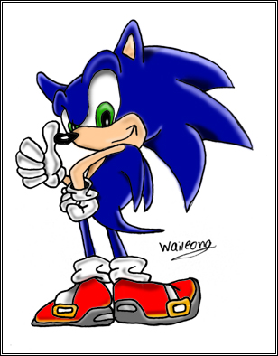 Sonic the Hedgehog by Winforce