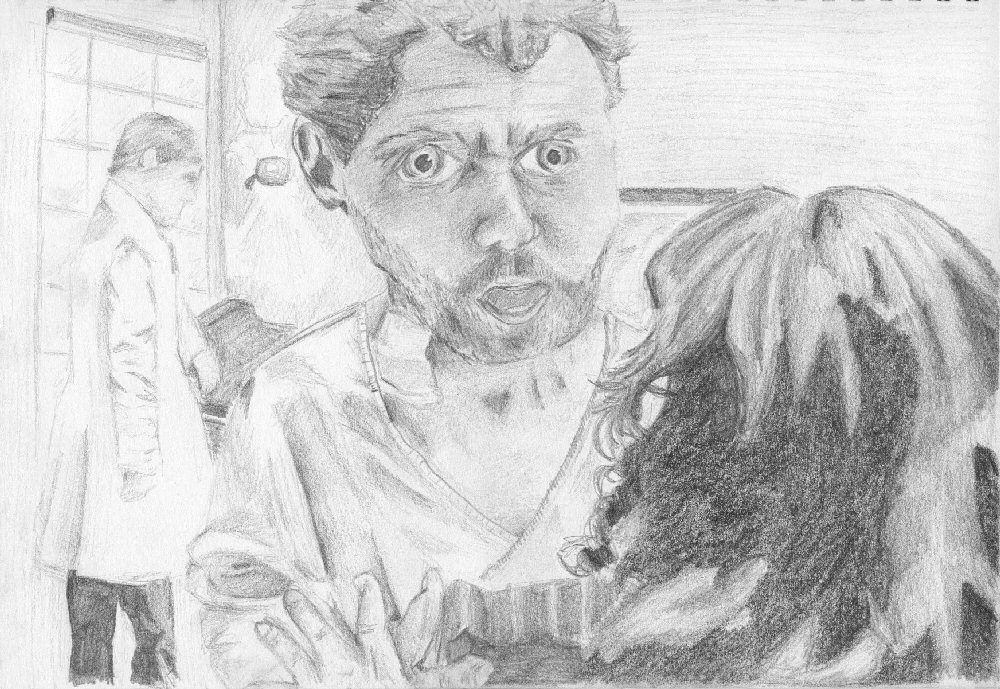 What Have I Got?" ::: Pencil sketch by Wings110