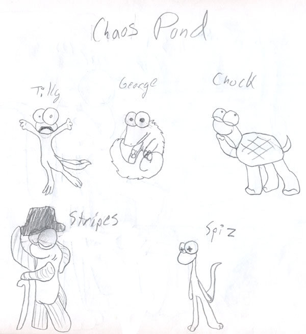 Chaos Pond's characters by WishGranter