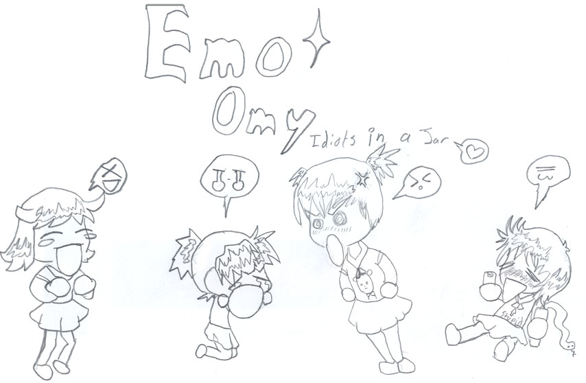 Emot Omy, Idiots in a Jar by WishGranter