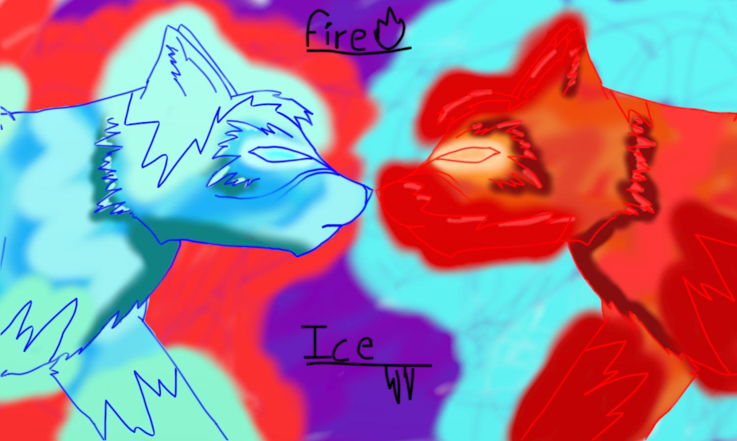 fire vs. ice by Wishsayer