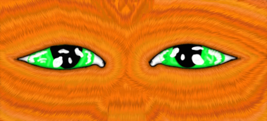 Firestar's eyes/fur practice by Wishsayer