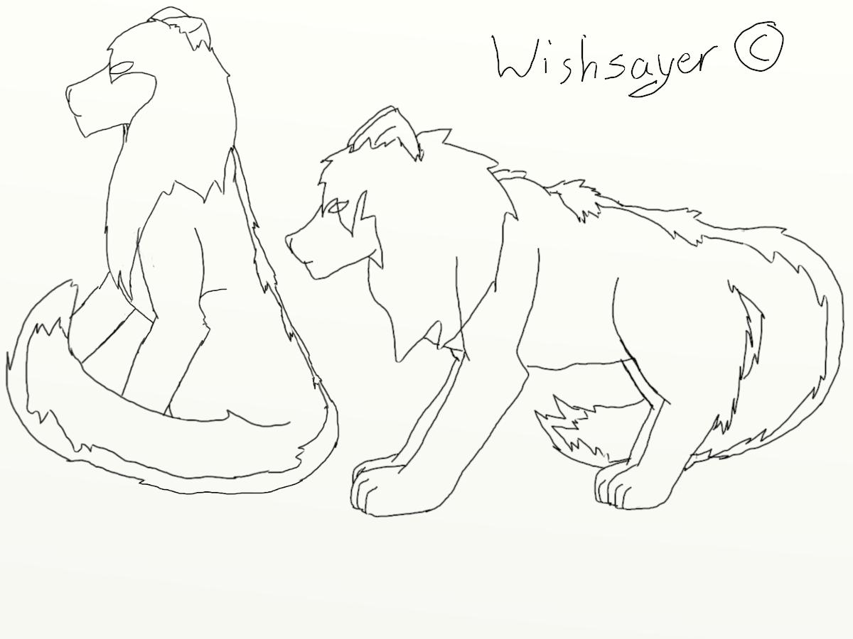 line art for use by Wishsayer