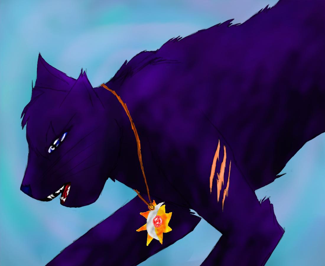 Doshin cat of darkness/adopted from darkwolf333 by Wishsayer