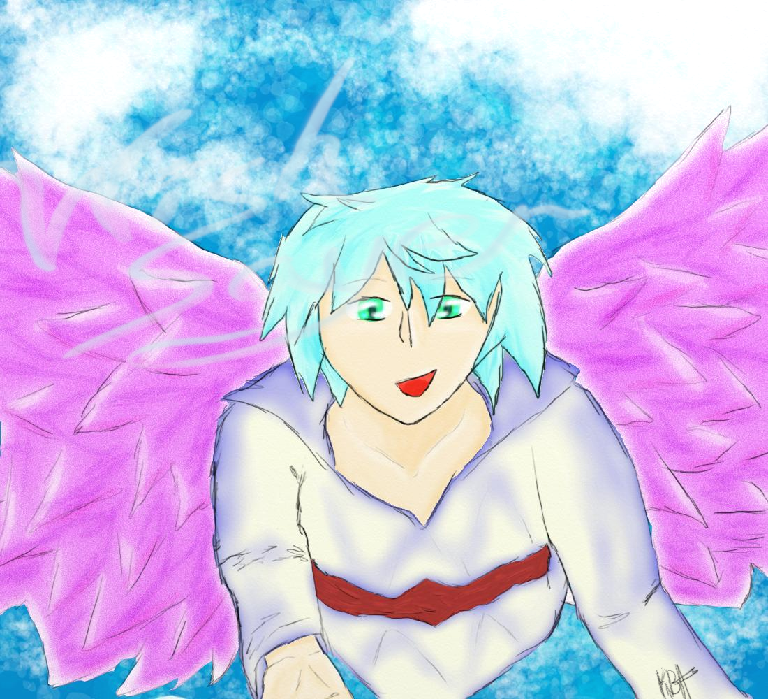 flying angel by Wishsayer