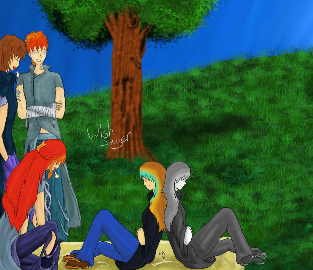oc picnic - bleach characters by Wishsayer