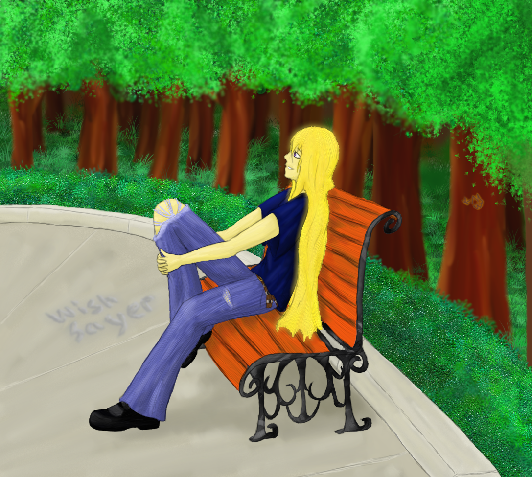 Clair - chillin' in the park by Wishsayer