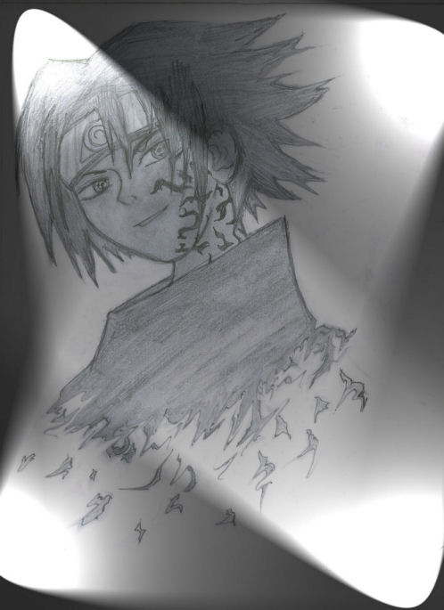 Sasuke in the dark. by WolfRider