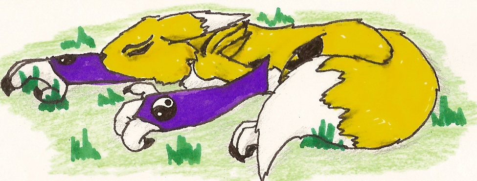 Renamon in the grass? by Wolf_Gardian