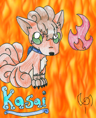 Kasai the Vulpix by Wolf_Queen