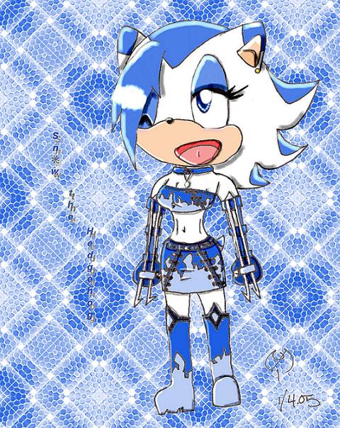 Snow the Hedgehog by Wolf_Queen