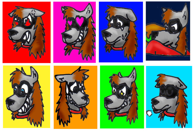 The Many Faces of Wolfeh by Wolfeh