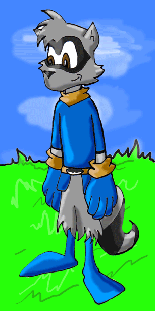 Sly Cooper Sonic Style by Wolfeh