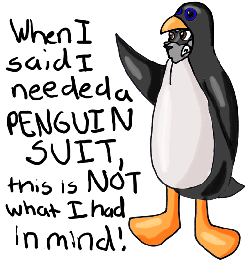 Sly in a Penguin Suit by Wolfeh