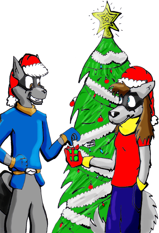 Christmas Pic (part one of 2) by Wolfeh