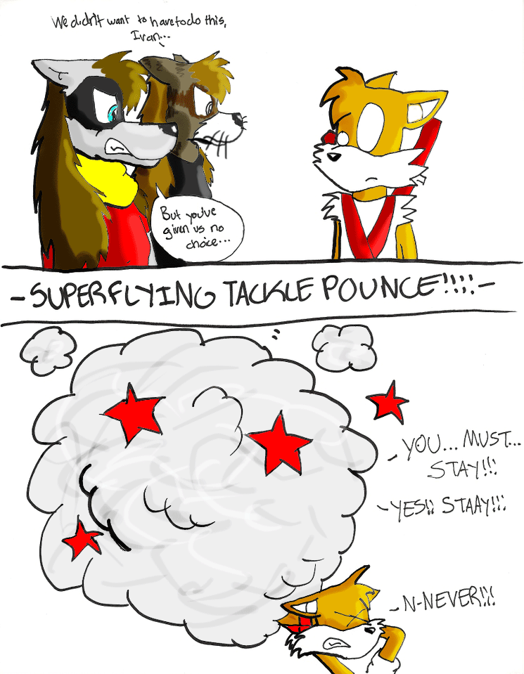 SUPERFLYINGTACKLEPOUNCE!! by Wolfeh