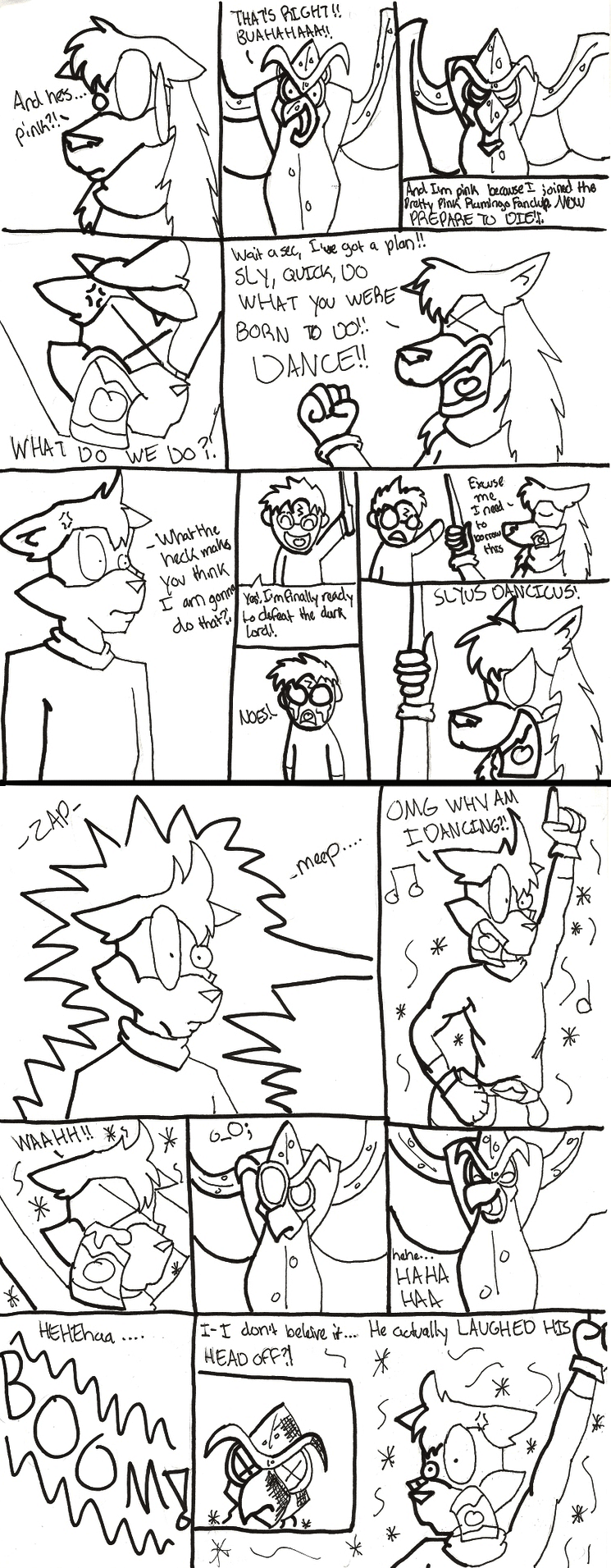 A Pointless Random Comic (Page 6) by Wolfeh