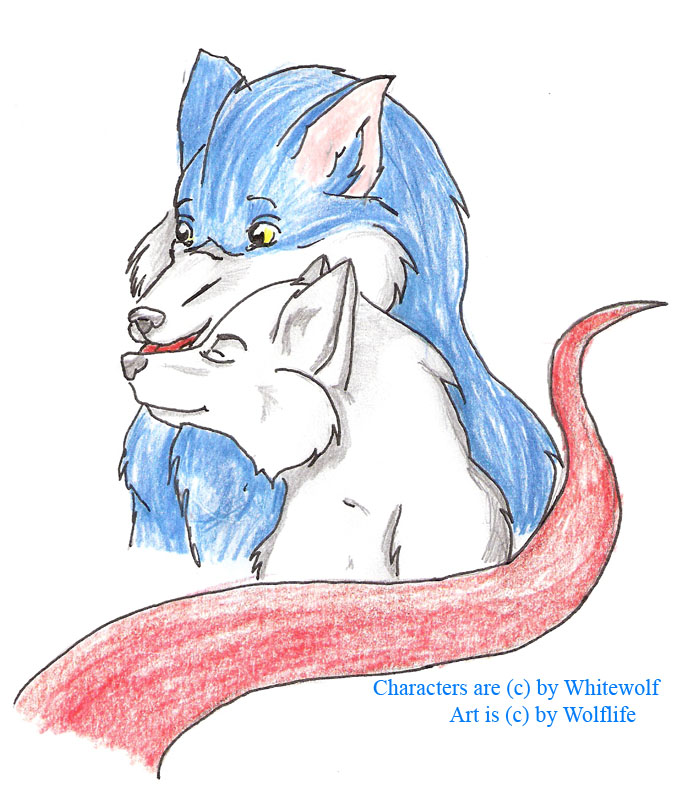 Arttrade with Whitewolf by Wolflife