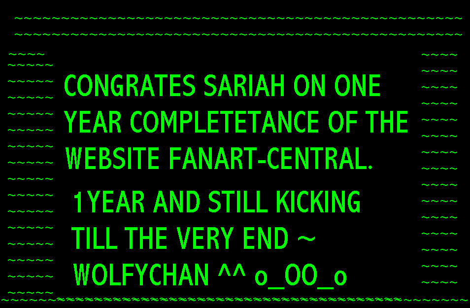 one year on fac woots by Wolfychan